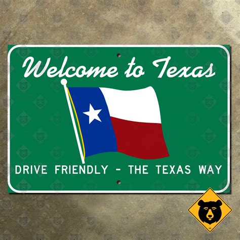 Welcome to Texas sign - Signs by Jake