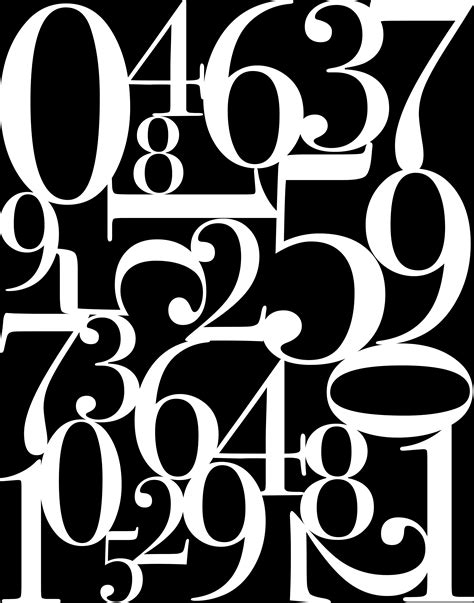 Number Typography Printables | Free Printables Included