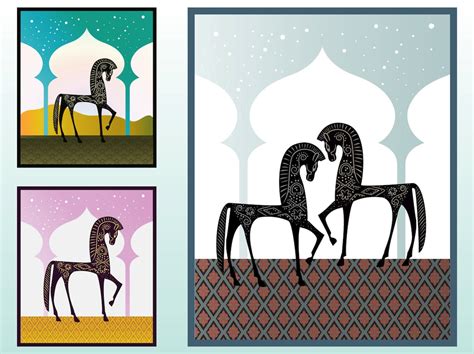 Horse Vector Illustrations Vector Art & Graphics | freevector.com