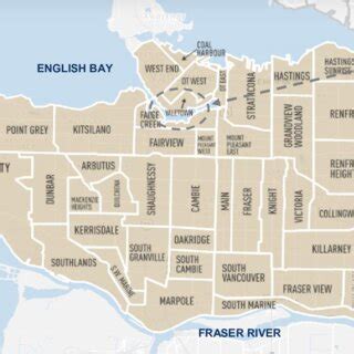 Vancouver Neighbourhoods Map. Source:... | Download Scientific Diagram