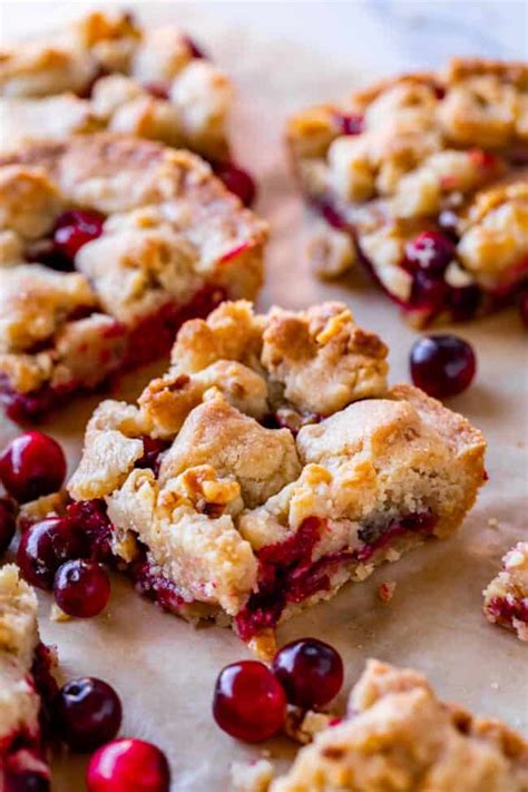 The Best Cranberry Shortbread Bars - The Food Charlatan