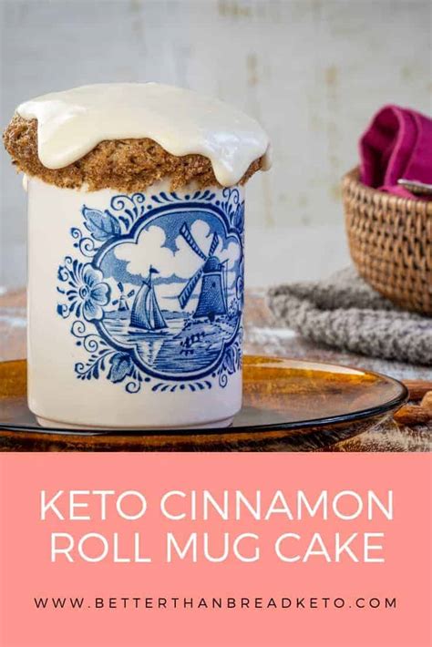 Keto Cinnamon Roll Mug Cake | Better Than Bread Keto