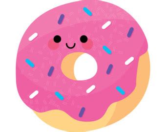 Donut Clip Art Cartoon - Clip Art Library | Donut cartoon, Cartoon clip ...