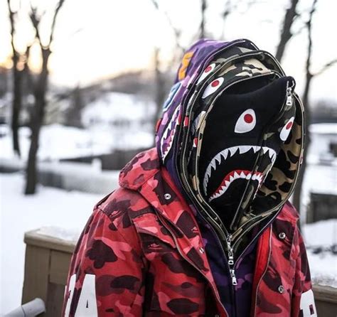 bapeera: “ Going Bape─φ ” | Bape outfits, Bape shark hoodie, Hypebeast fashion