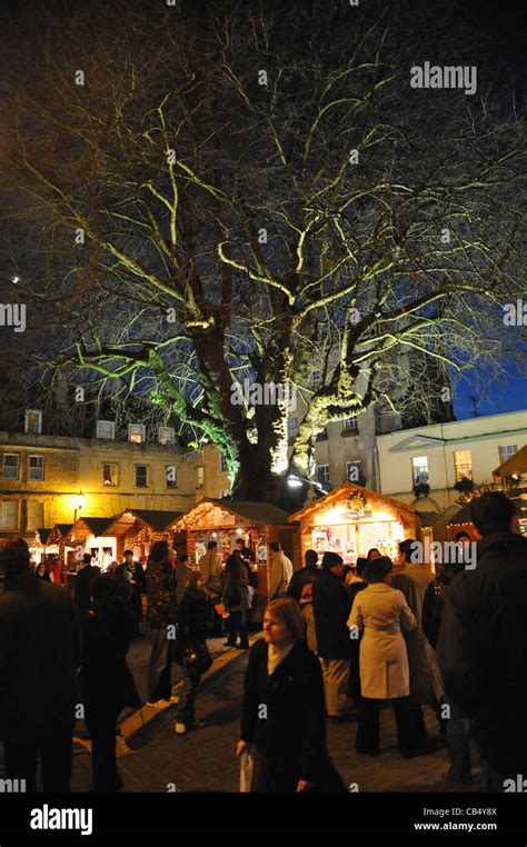 Bath Christmas Market Stock Photo - Alamy