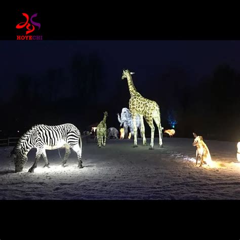 2024 Newest Chinese Traditional Festival Park Zoo Wild Animals Lanterns ...