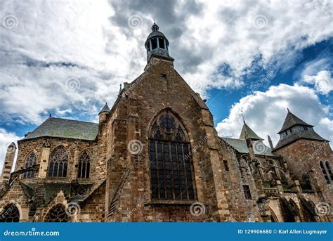 Perspective View of the Saint-Brieuc Cathedral Stock Photo - Image of saint, france: 129906680