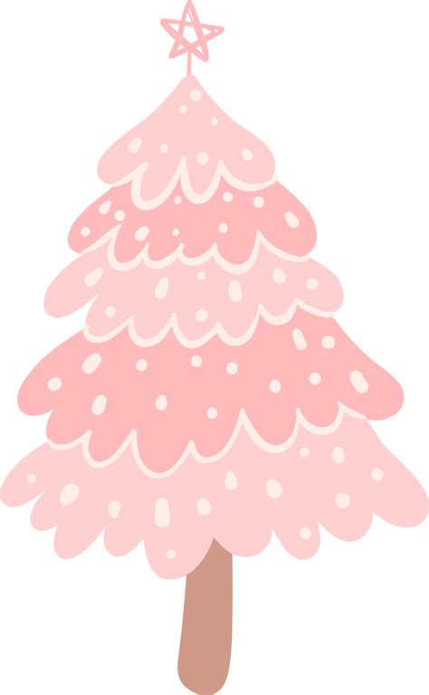 Pink Christmas tree 29604506 PNG