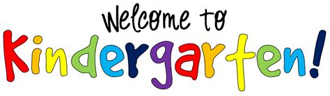 Welcome to kindergarten clipart 3 - WikiClipArt