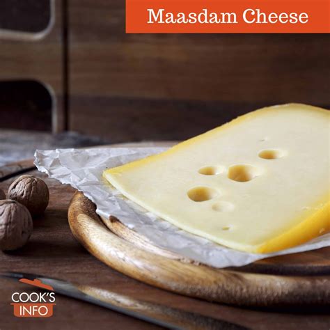 Maasdam Cheese - CooksInfo