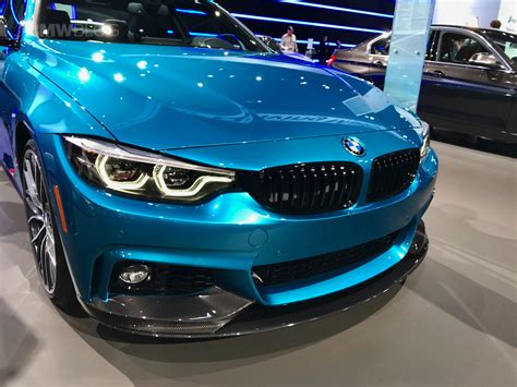 2017 New York Auto Show: BMW 440i in Snapper Rocks Blue