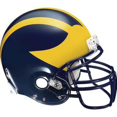 Fathead 53 in. W x 50 in. H Michigan Wolverines Helmet Wall Decal-FH41-40009 - The Home Depot