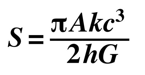 File:Bekenstein–Hawking entropy formula.png - Wikimedia Commons
