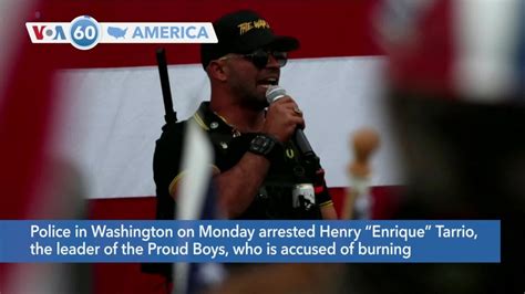 VOA60 America - Police in Washington on Monday arrested Henry “Enrique ...