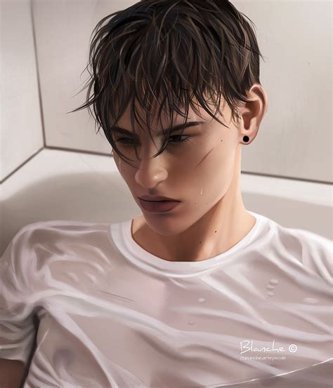 Realistic Anime Boy Digital Art - lusomentepalavras