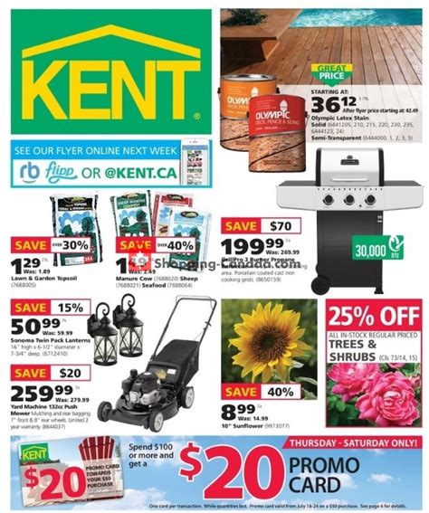 Kent Building Supplies Canada, flyer - (Special Offer): July 11 - July 17, 2019 | Shopping Canada