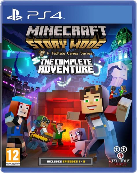 Minecraft Story Mode Complete Adventure (PS4): Amazon.co.uk: PC & Video Games