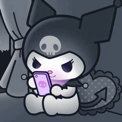 Kuromi 📱 | 헬로키티, 캐릭터 일러스트, 귀여운 그림