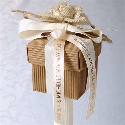 Personalised Ribbon | UK Wedding Favours