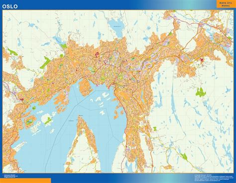 Oslo kart. Illustrator Vector Eps maps | Order and download Oslo kart. Illustrator Vector Eps maps