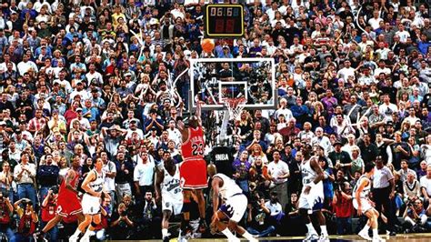 Michael Jordan Winning Shot Vs Utah Widescreen Wallpaper ~ Big Fan of ...