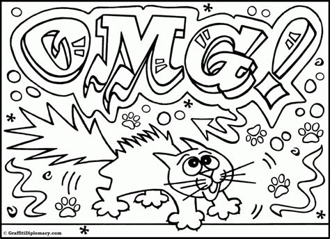 Graffiti Characters Coloring Pages - Coloring Home