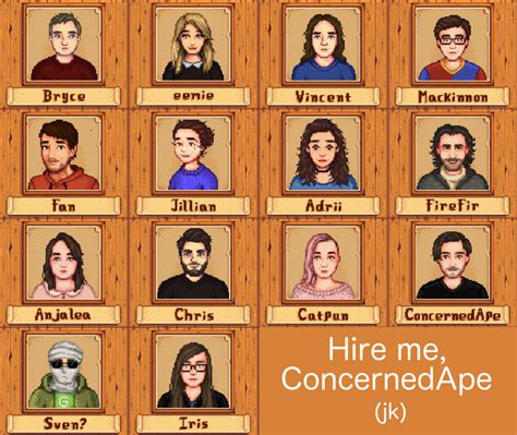 Stardew Valley portrait commissions Stardew Valley, Sven, Character ...