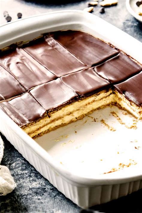 Easy Chocolate Eclair Cake (NO COOL WHIP) with the BEST Glaze!