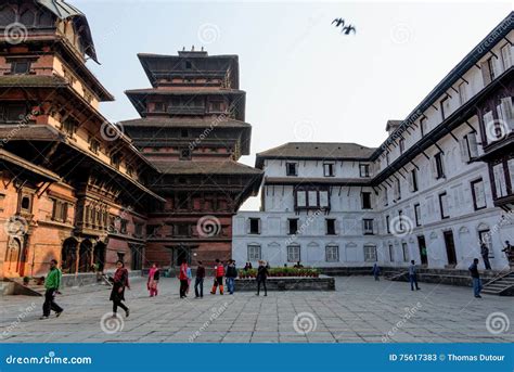 Kathmandu Durbar Square Museum Courtyard, Nepal Editorial Stock Photo ...