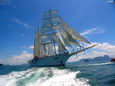 Star Clipper, modern, sailing vessel - Ships wallpapers: 1600x1200