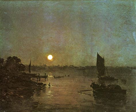 Joseph Mallord William Turner Moonlight A Study at Millbank painting | framed paintings for sale