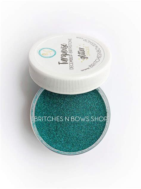 Turquoise • December Birthstone || Polyester Glitter, 1oz by Weight ...