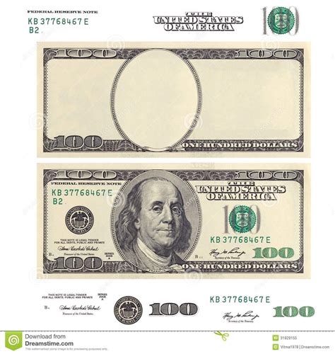 Fake 100 Dollar Bill Printable