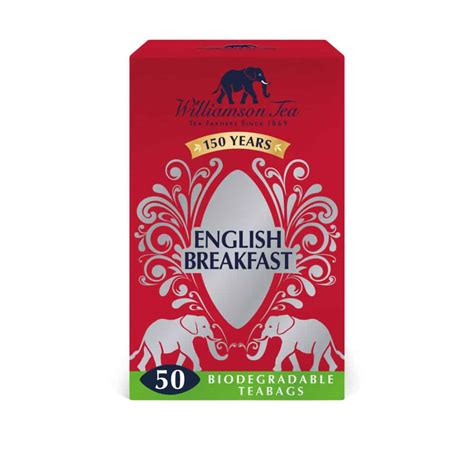 Buy English Breakfast Teabags only at Williamson Tea