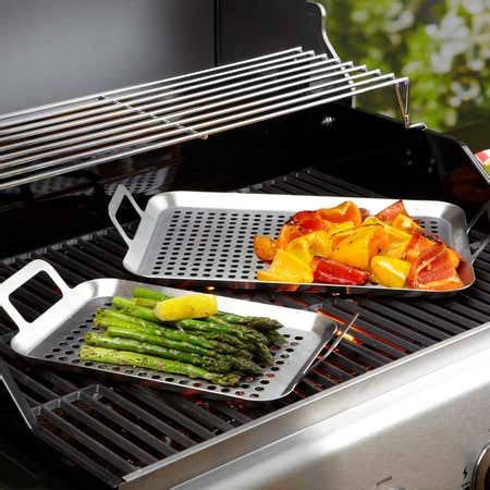 KSP Epicure BBQ Grill Topper - Set of 2 (Stainless Steel) | Kitchen ...