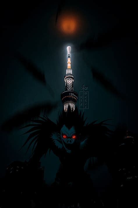 Ryuk, anime, crows, death note, halloween, light, light yagami, monster ...