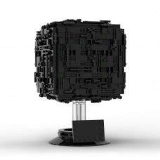 Free Shipping MOC LEGO building block Borg Cube Model | Lego building ...