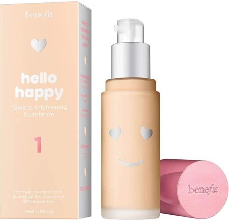 Benefit Cosmetics Hello Happy Brightening Liquid Foundation | Benefit ...