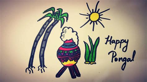 How to draw pongal pot | Happy pongal | 123 Kid Tv in 2021 | Happy pongal, Drawings, Kids tv