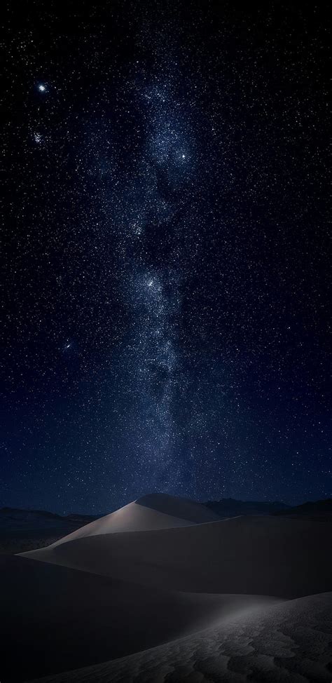 Desert Night Sky Wallpaper