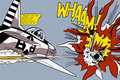 Roy-lichtenstein-whaam-print - Canvas Prints Australia