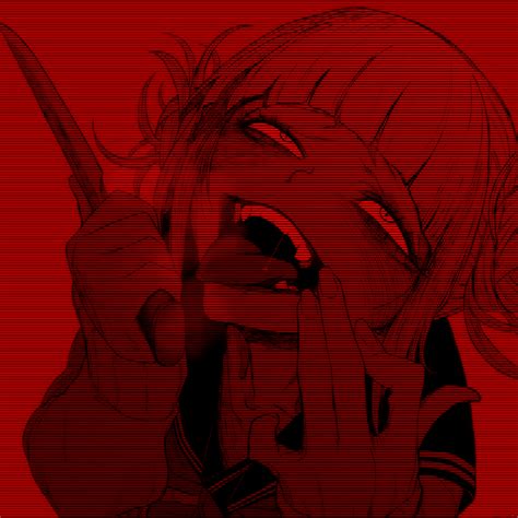 🩸Cybergoth red toga pfp🩸 | Red aesthetic, Blood anime, Dark red wallpaper