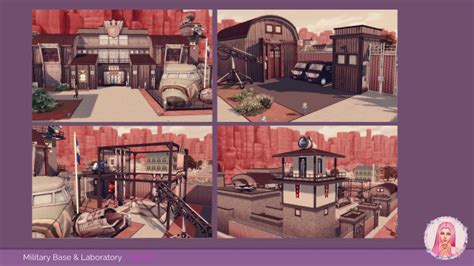 Sims 4 Creations by MikkiMur on Tumblr: Military Base & Laboratory Size ...