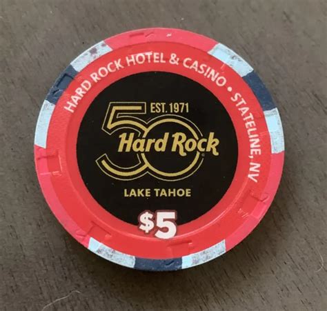 HARD ROCK HOTEL Lake Tahoe Nevada 50th Anniversary Chip 1971 - 2021 $15.00 - PicClick