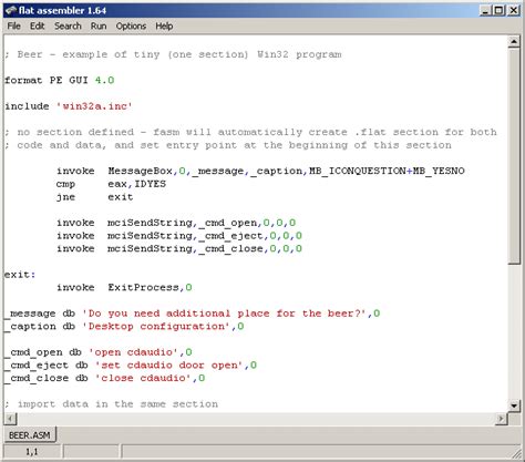 phatcode.net / downloads / compilers / assemblers / flat assembler ...