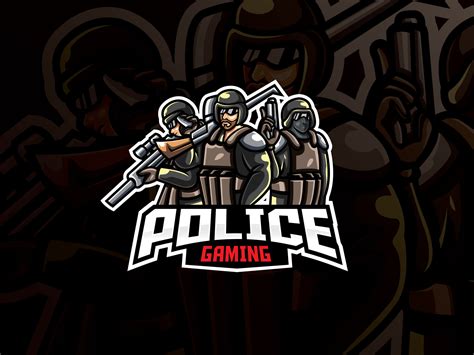 Police mascot sport logo design 6901803 Vector Art at Vecteezy