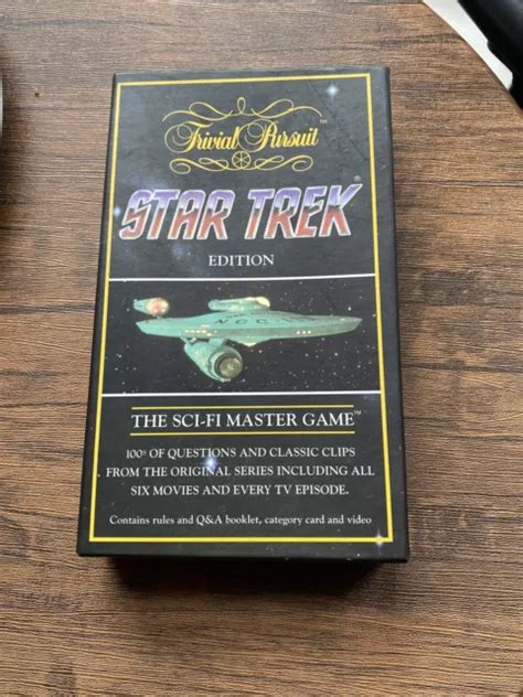 VHS TAPE TRIVIAL Pursuit STAR TREK Edition collectors item sealed £9.99 ...