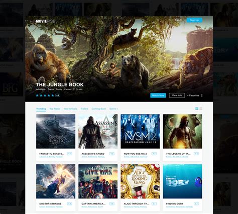 Movie Review Website Template Free PSD – Download PSD