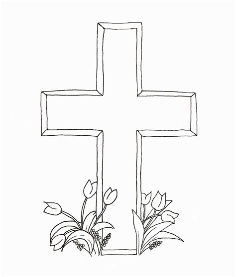 Easter Cross Drawing at GetDrawings | Free download