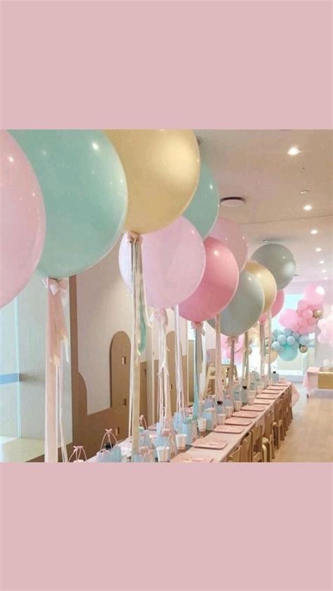 balloons | Pastel birthday, Pastel balloons, Pastel baby shower